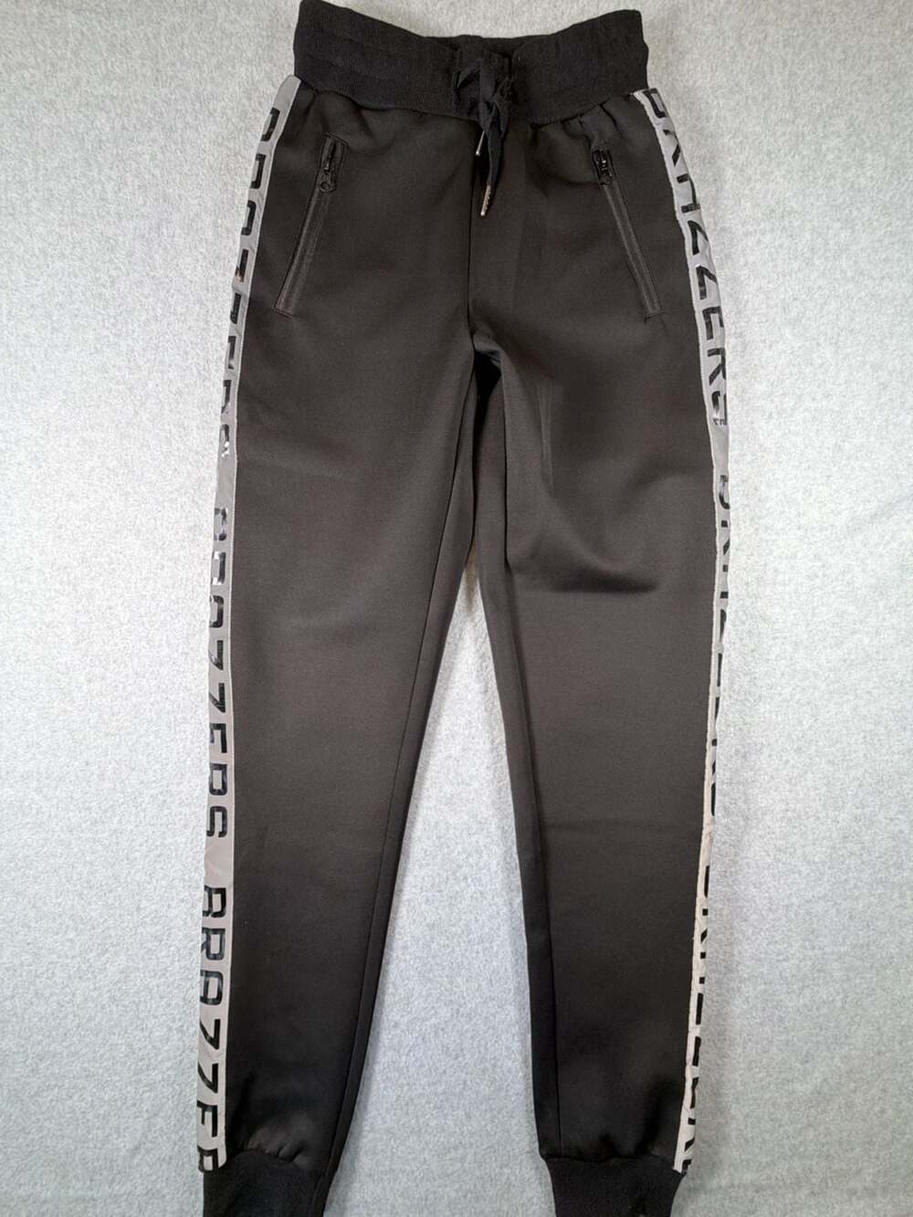 Brazzers Logo Side Stripe Jogger Pants Black Size M